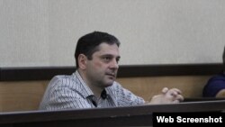 რომან შამათავა სასამართლოში. ფოტო არქივიდან.
