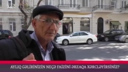 Aylıq gəlirinizin nə qədərini ərzağa xərcləyirsiz? (Sorğu)