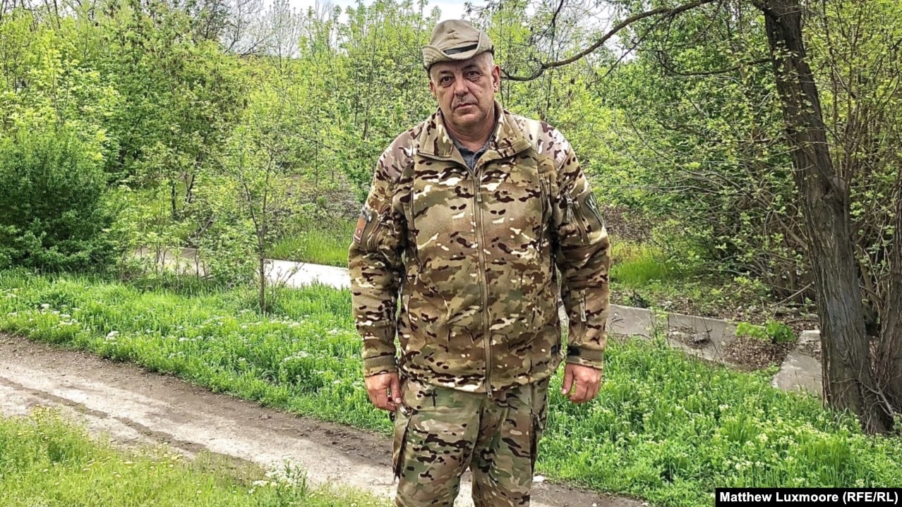 Oleh Horbenko, a Ukrainian Army volunteer: "You can't win this war by military means."