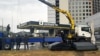 Зведення укриття на АЗС у Києві, вересень 2026 року
