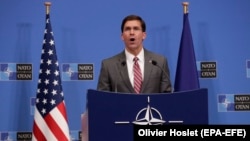 Mark Esper, ršilac dužnosti američkog ministra odbrane tokom sastanka ministara odbrane NATO-a u Briselu