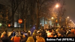 Romania - antiguvernamental protests against corruption, Bucharest