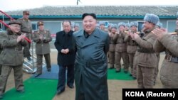 Udhëheqësi i Koresë së Veriut, Kim Jong Un.