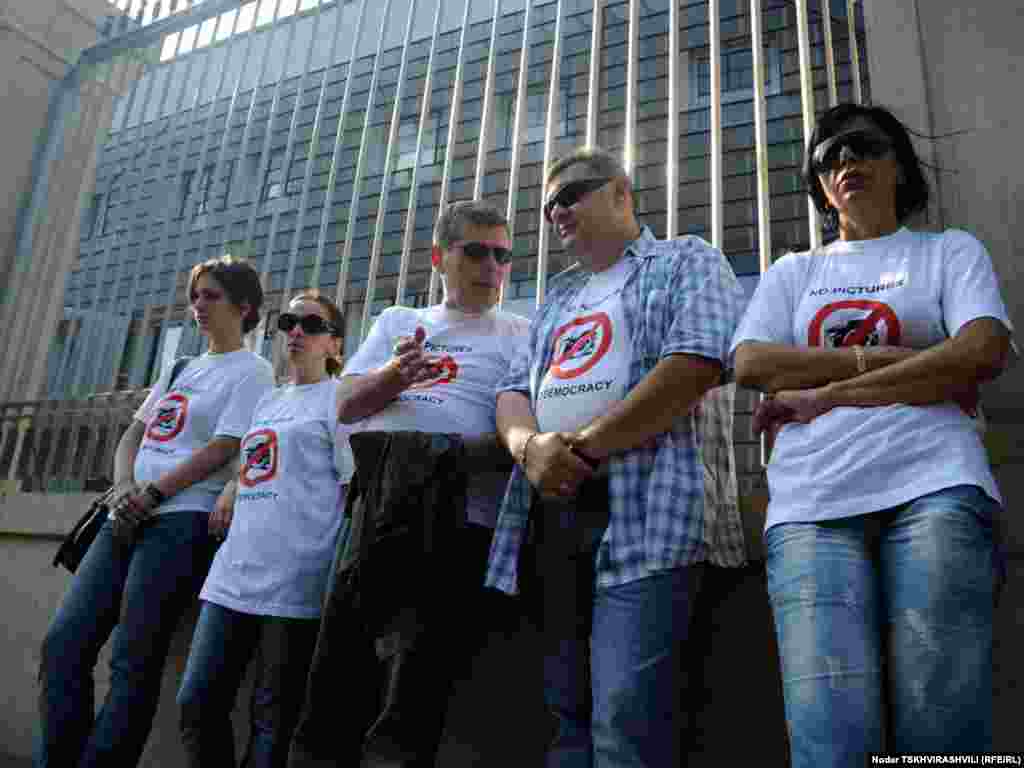 ჟურნალისტთა სოლიდარობის აქცია. თბილისი, 14 ივლისი, 2011