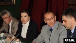 Okrugli sto na kojem su prezentovani podaci Centralne Banke CG o stanju crnogorskih preduzeća, foto:Savo Prelević