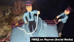 Торт из инстаграма МВД Якутии