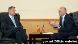 Klaus Iohannis și Pavel Filip, New York, 20 septembrie 2017