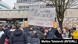 Okupljanje studenata u Sarajevu, 26. 12. 2024.