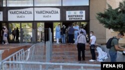 Red za vakcinaciju u Sarajevu 20. avgust 2021.