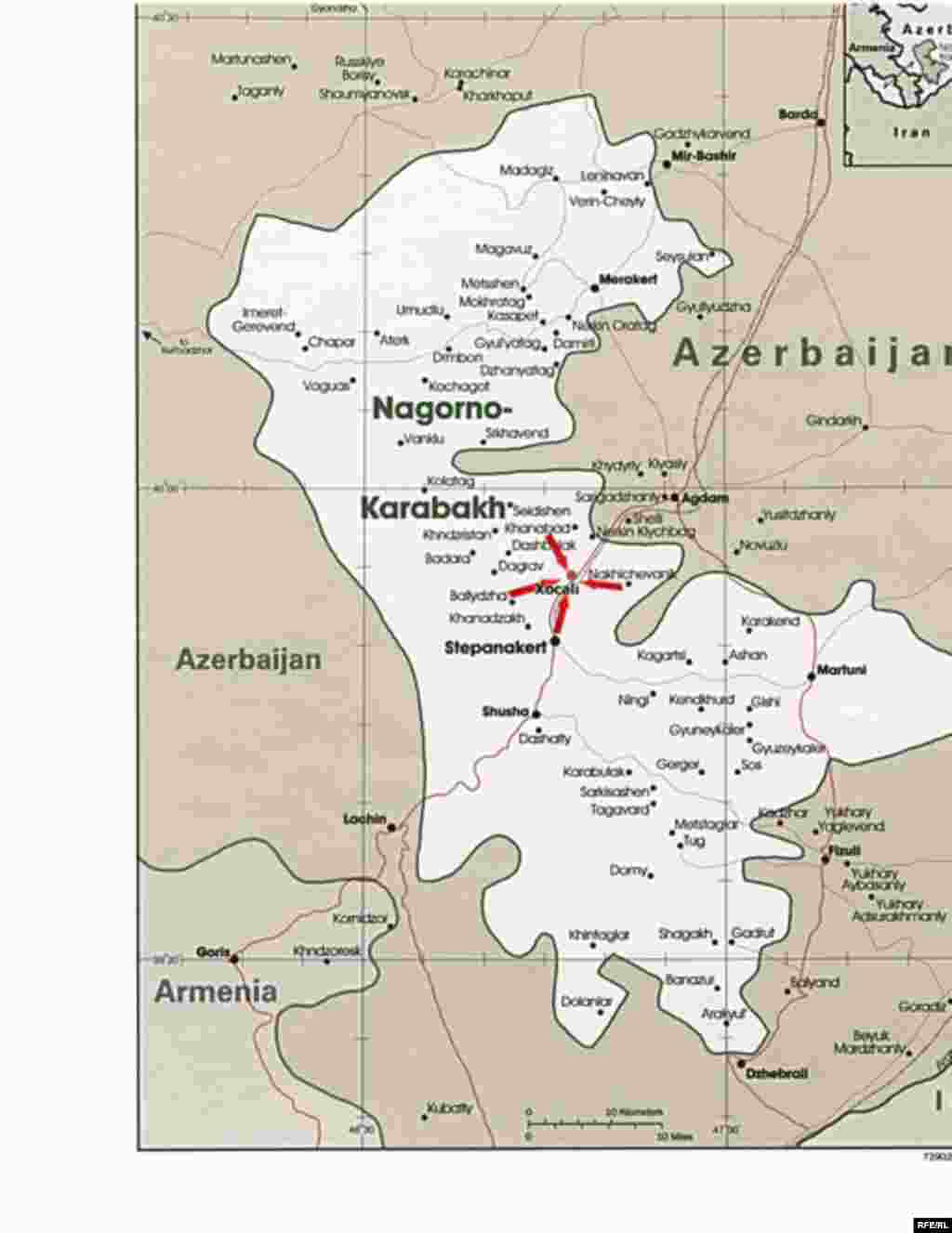 XOCALININ İŞĞAL XƏRİTƏSİ #7