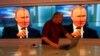 Putin's call-ins often last for several hours. 