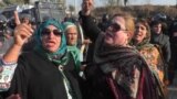 Pakistan Supporters of former Pakistan Prime Minister Nawaz Sharif protested outside an anticorruption court in Islamabad as the court sentenced him to seven years in prison on December 24. screen grab roundup