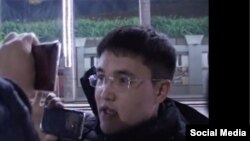 Кадр из видео с участием Эльмырзы Давыдова. 
