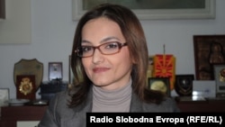 Министерката за внатрешни работи Гордана Јанкулоска.