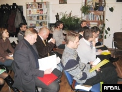 Удзельнікі гістарычнай канфэрэнцыі да Дня сьвятога Губэрта ў Горадні, 2009 год, архіўнае фота