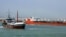 An Iranian oil tanker sets sail on the Caspian Sea, where shipping activity between Russia and Iran has increased as Moscow's war in Ukraine and Middle East tensions disrupt established trade routes. (file photo)