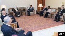 Средбата меѓу сирискиот претседател Башар ал Асад со министрите 