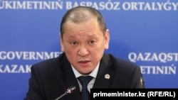 Министр труда и социальной защиты населения Казахстана Биржан Нурымбетов.