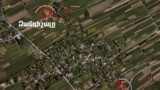 Nagorno Karabakh - Picture made from the air, proving, according to Nagorno Karabakh’s Ministry of Defense, the deployment of Azerbaijani forces’ military objects in populated areas or in their immediate neighborhood, 28Apr,2016