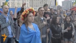 Demonstrators In Kharkiv Demand End To 'Russian Spring'