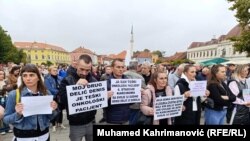 Protest građana u Tuzli, 5. oktobar 2024. 