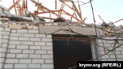 Куцуруб. Николаевская область. Разрушенный дом в результате атаки