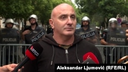 Građanski aktivista Aleksandar Saša Zeković, proglašen ekstremistom u istraživanju BIRN-a.