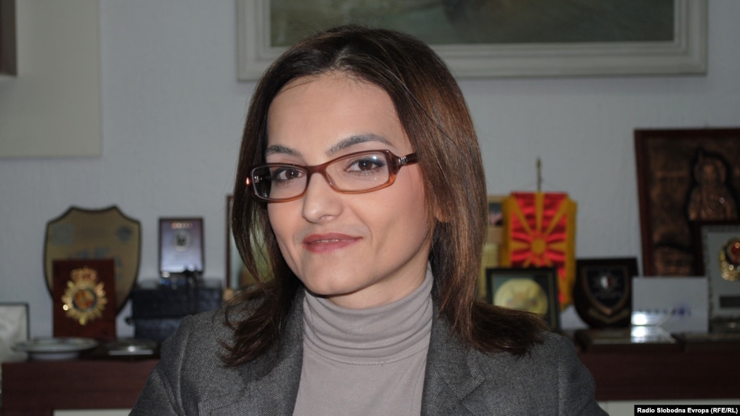 Macedonian Interior Minister Gordana Jankuloska