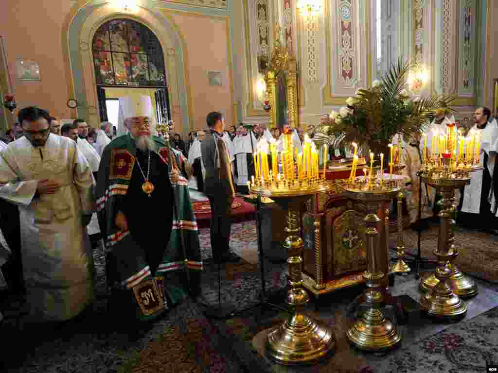 Slujba de comemorare la catedrala metropolitană ortodoxă Sf. Maria Magdalena