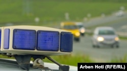 Një veturë e Policisë së Kosovës.
