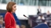 Maia Sandu la tribuna Parlamentului European, pe 9 septembrie 2025. 