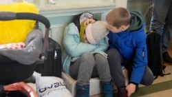 Refugjatë ukrainas në Poloni.