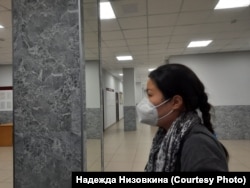 Елена Целовальникова, арестованная на 10 суток за антивоенный пикет в Улан-Удэ