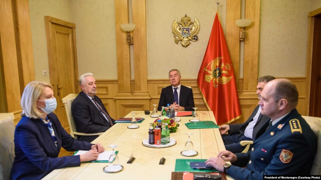 Илустрација, состанок на црногорскиот Национален Совет за безбедност
