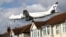 An Iran Air Airbus A300 arrives at Heathrow Airport in west London in 2020.