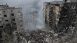 Aerial Footage Of Ukrainian Town Reveals Devastation After Russian Attack GRAB 2