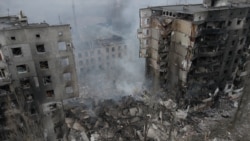 Aerial Footage Of Ukrainian Town Reveals Devastation After Russian Attack