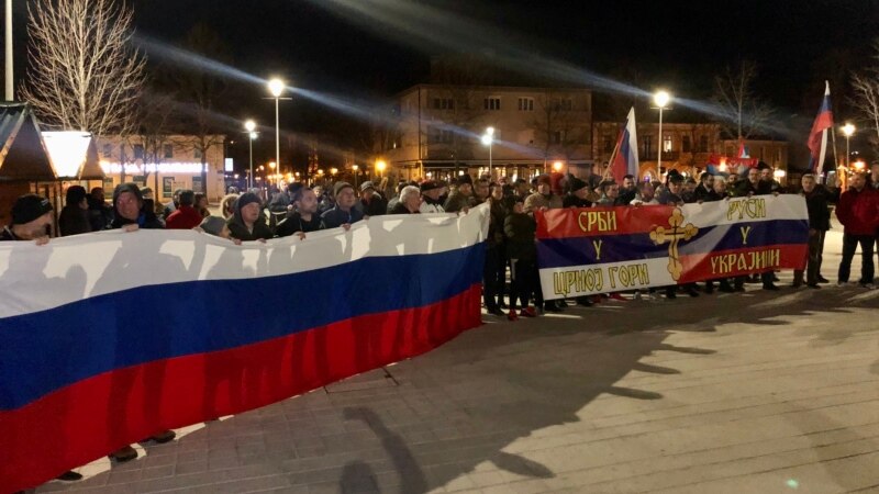 U Nikšiću skup podrške Putinu na Cetinju Ukrajini 