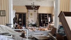 Мэрия Харькова после обстрела