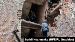 Posljedice granatiranja u gradu Irpinu, u regiji Kijeva, 2. mart 2022.