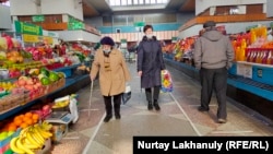 Зеленый базар в Алматы. 2 марта 2022 года
