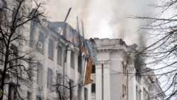 Požar u zgradi Ekonomskog fakulteta Univerziteta u Harkovu, 2. mart 2022.