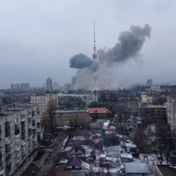 Öt ember halt meg 2022. március 1-jén a kijevi tévétorony elleni orosz támadásban az ukrán hatóságok szerint