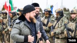Глава Чечни Рамзан Кадыров и председатель парламента республики Магомед Даудов