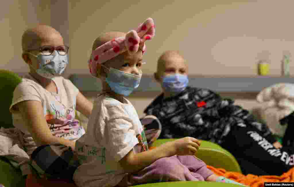 Leukémiás gyerekeket is kezelnek a kijevi gyermekkórházban