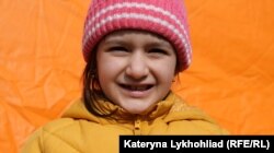 Шестирічна донька Юлії у польському місті Перемишль, куди евакуювалася разом із мамою та братом