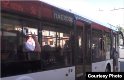 Троллейбус 52, маршрут Симферополь-Ялта, 2020 год. Скриншот видео