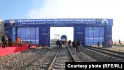 مسیر خط آهن که افغانستان را با ایران وصل می کند 