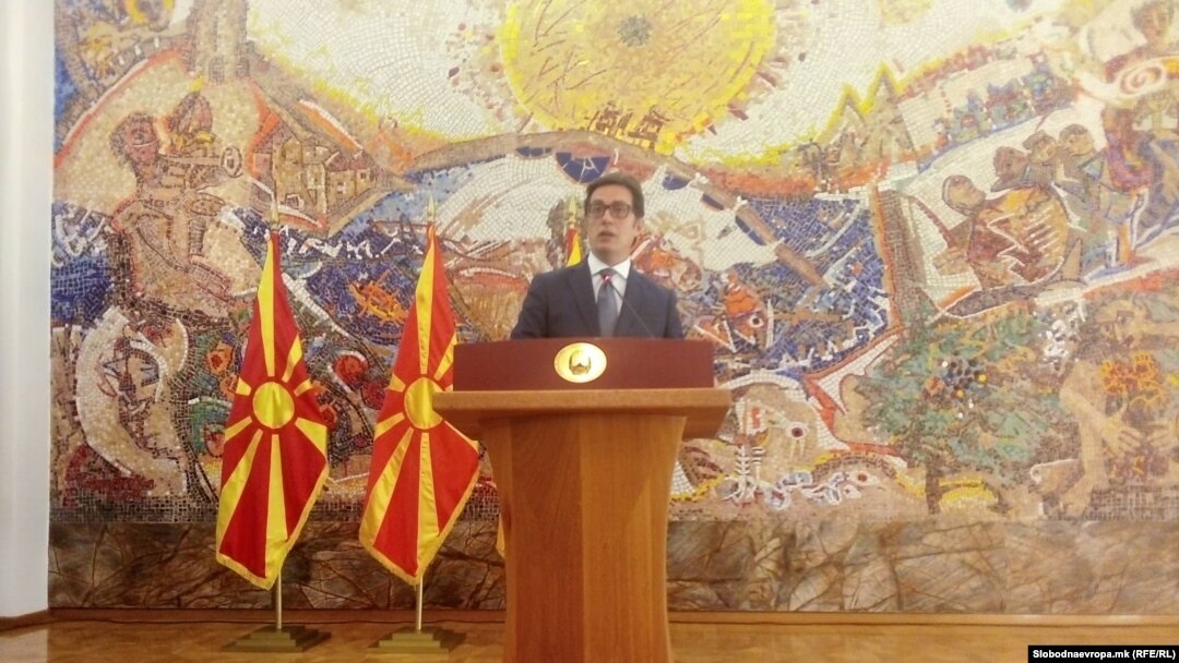 Прес-конференција на претседателот Стево Пендаровски