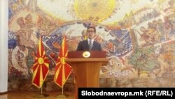 Прес-конференција на претседателот Стево Пендаровски